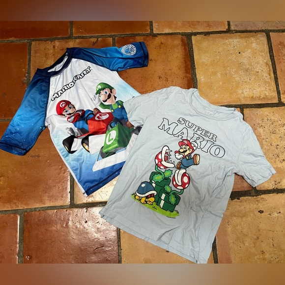 Mario Kart Other - Mario Kart and Super Mario shirt